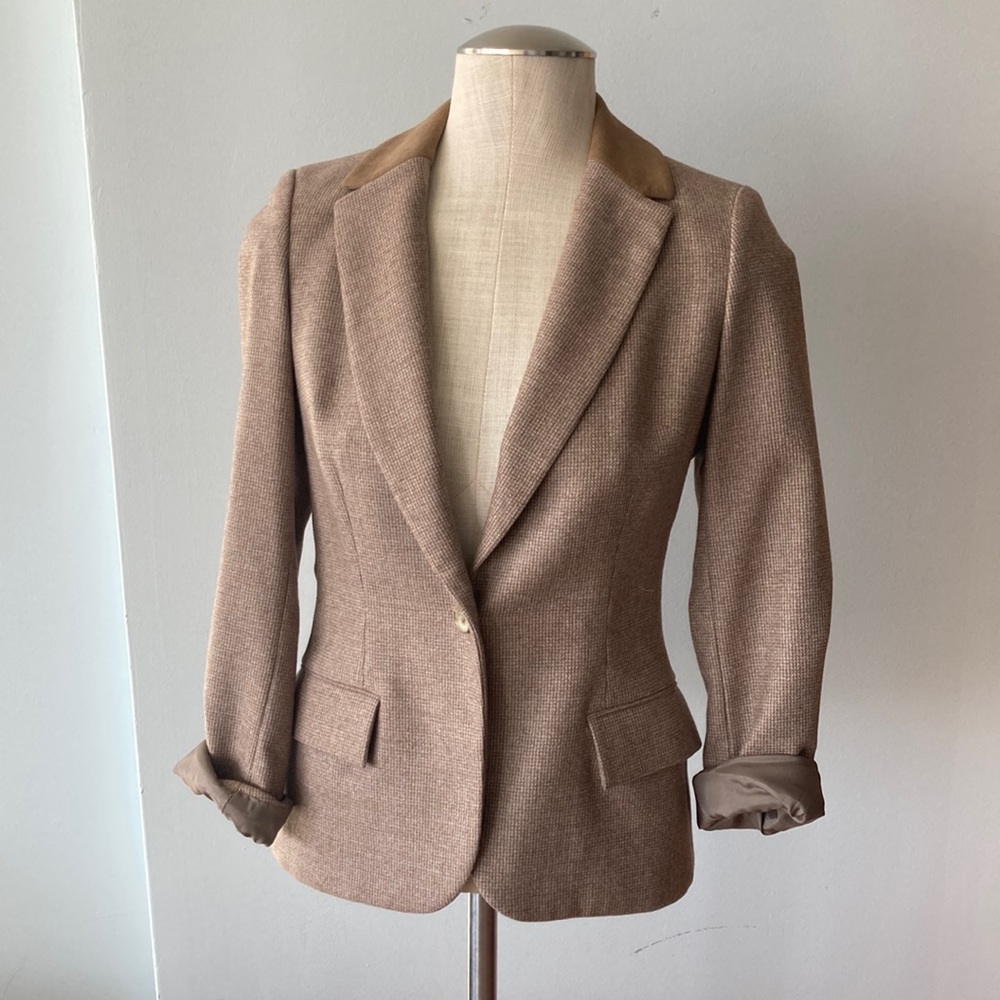 Vintage tan blazer size small
